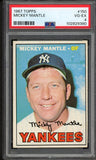 1967 Topps Baseball #150 Mickey Mantle Yankees PSA 4 VG-EX 525560