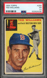 1954 Topps Baseball #250 Ted Williams Red Sox PSA 1.5 FR 525564