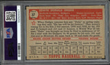 1952 Topps Baseball #037 Duke Snider Dodgers PSA 4 VG-EX Red 525574