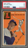 1954 Topps Baseball #001 Ted Williams Red Sox PSA 1.5 FR 525587