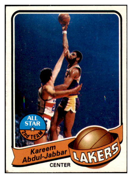 1979 Topps Basketball #010 Kareem Abdul Jabbar Lakers EX+/EX-MT 525591