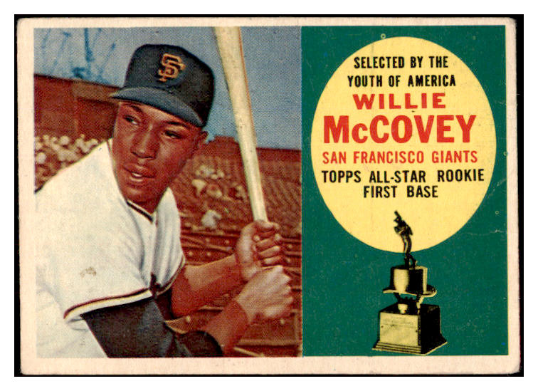 1960 Topps Baseball #316 Willie McCovey Giants Good 525595