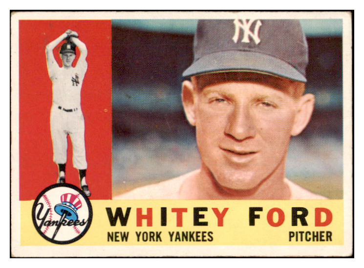 1960 Topps Baseball #035 Whitey Ford Yankees VG-EX 525608