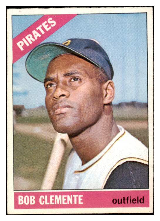 1966 Topps Baseball #300 Roberto Clemente Pirates EX-MT 525630