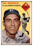 1954 Topps Baseball #102 Gil Hodges Dodgers Good 525635