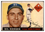 1955 Topps Baseball #187 Gil Hodges Dodgers VG 525649
