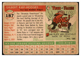 1955 Topps Baseball #187 Gil Hodges Dodgers VG 525649