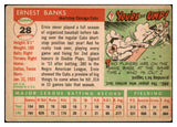 1955 Topps Baseball #028 Ernie Banks Cubs VG 525655