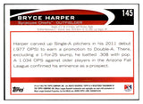 2012 Topps Pro Debut #145 Bryce Harper Nationals EX-MT 525667