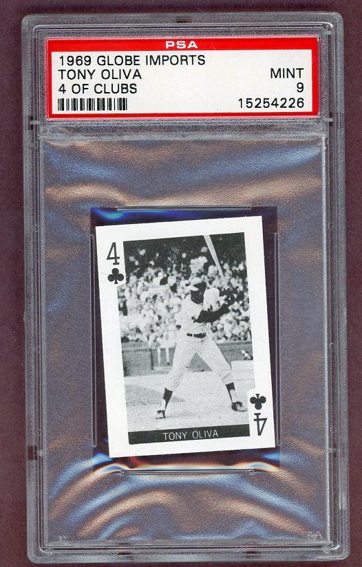 1969 Globe Imports Tony Oliva Twins PSA 9 MINT 525861