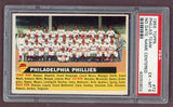 1956 Topps Baseball #072 Philadelphia Phillies Team PSA 6 EX-MT White 526006