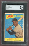1958 Topps Baseball #486 Willie Mays A.S. Giants SGC 3 VG 526037