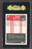 1985 Fleer #155 Roger Clemens Red Sox SGC 8 NM/MT 526044