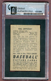 1952 Bowman Baseball #104 Hal Jeffcoat Cubs GAI 8 NM/MT 526116