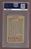1951 Bowman Baseball #286 Bob Usher Reds PSA 4 VG-EX 526118