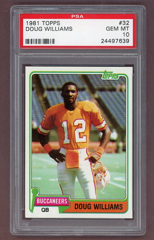 1979 Topps Football #032 Doug Williams Buccaneers PSA 10 GEM MINT 526165