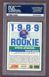 1989 Score #263 Steve Atwater Broncos PSA 10 GEM MINT 526259