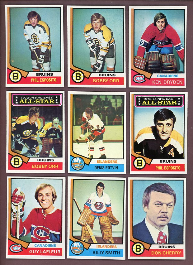 1974 Topps Hockey Complete Set High Grade Orr Dryden Potvin 526302