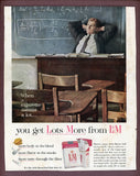 1961 Amblers Big Yank Ad Mickey Mantle Whitey Ford Roger Maris 526323