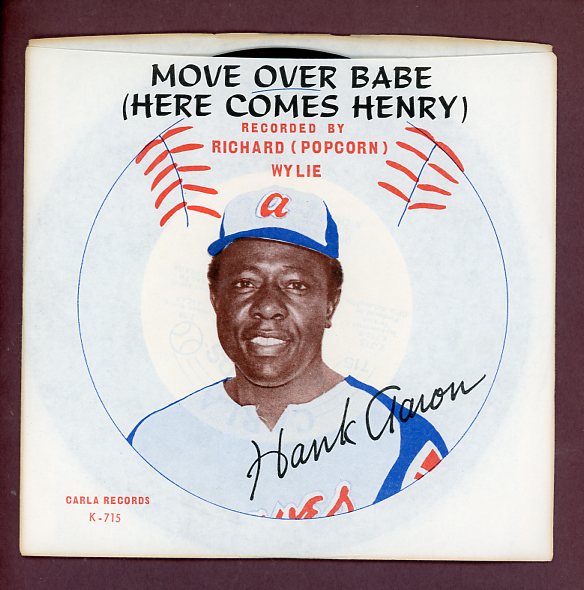 1973 Carla Records Move Over Babe Here Comes Henry Aaron 526326