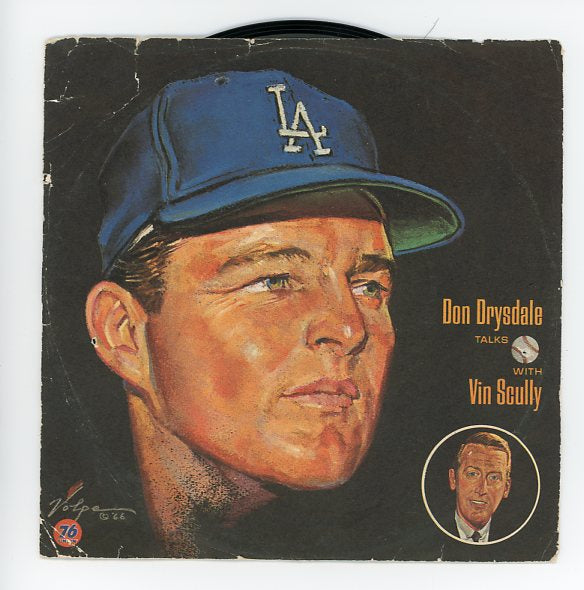 1966 Union Oil Talks Record Don Drysdale Jeff Torborg 526331