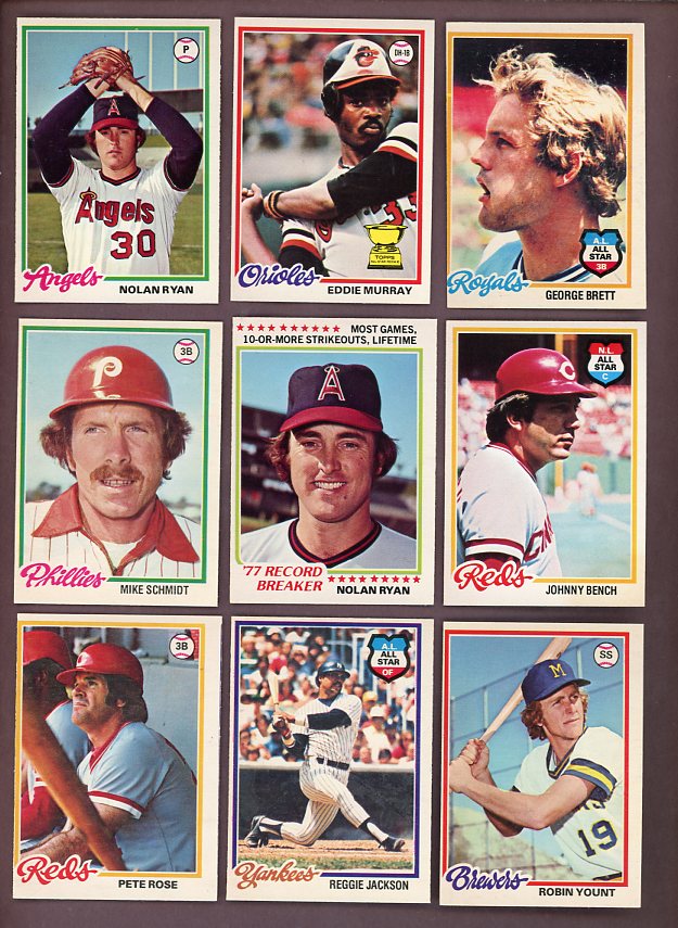 1978 O Pee Chee Baseball Complete Set High Grade Murray Ryan 526333