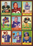 1963 Topps Football Complete Set Nice Shape Lilly Brown Unitas 526334