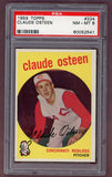 1959 Topps Baseball #224 Claude Osteen Reds PSA 8 NM/MT 526414