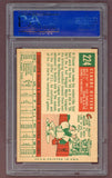 1959 Topps Baseball #224 Claude Osteen Reds PSA 8 NM/MT 526414