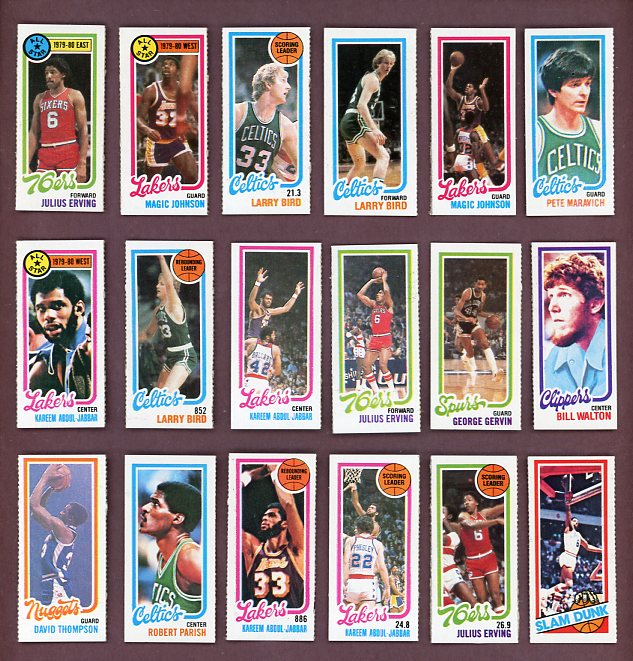 1980 Topps Basketball Complete Set EX-MT Separated Bird Johnson 526595