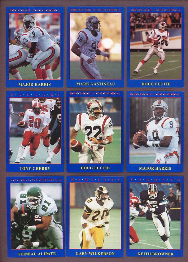 1990 Jogo CFL Football Complete Set EX-MT/NR-MT Harris Flutie 526601