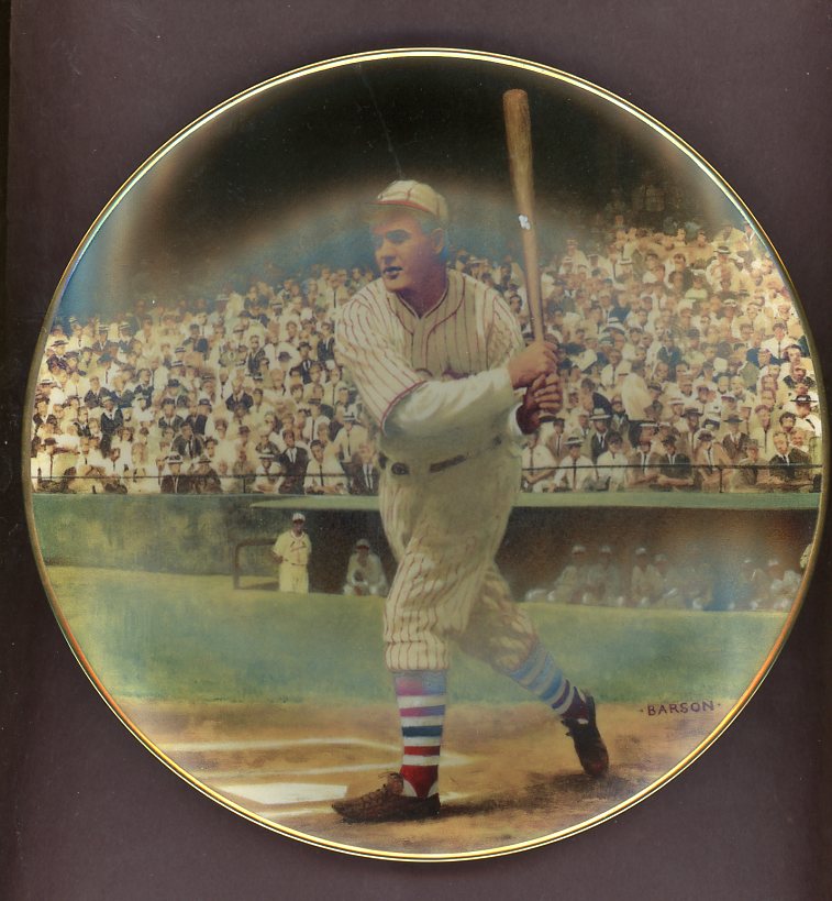 1993 Bradford Exchange Rogers Hornsby .424 Season Plate 526626