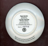 1995 Bradford Exchange Rogers Hornsby Mini Plate 526627