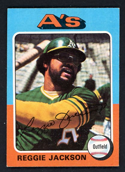 1975 Topps Baseball #300 Reggie Jackson A's EX-MT 527146