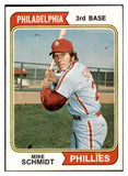 1974 Topps Baseball #283 Mike Schmidt Phillies EX-MT 527165