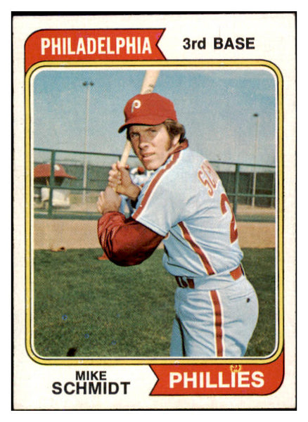 1974 Topps Baseball #283 Mike Schmidt Phillies EX-MT 527165