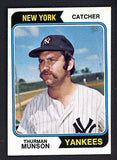 1974 Topps Baseball #340 Thurman Munson Yankees EX-MT 527169