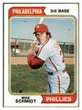 1974 Topps Baseball #283 Mike Schmidt Phillies EX-MT 527171