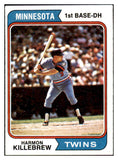 1974 Topps Baseball #400 Harmon Killebrew Twins EX-MT 527173