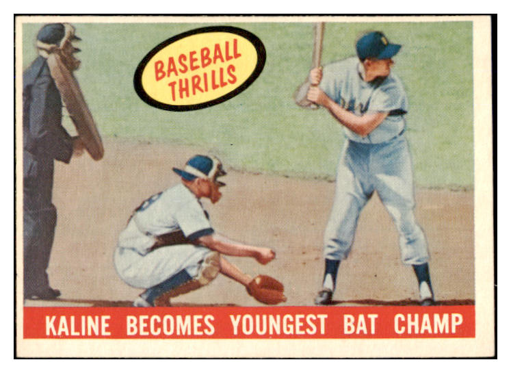 1959 Topps Baseball #463 Al Kaline IA Tigers EX-MT 527182