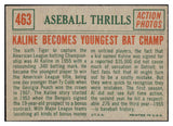 1959 Topps Baseball #463 Al Kaline IA Tigers EX-MT 527182