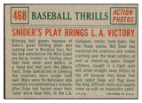 1959 Topps Baseball #468 Duke Snider IA Dodgers EX-MT 527183