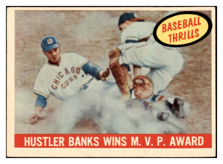 1959 Topps Baseball #469 Ernie Banks IA Cubs EX-MT 527201