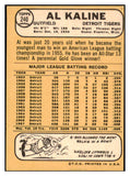 1968 Topps Baseball #240 Al Kaline Tigers EX-MT 527202
