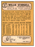 1968 Topps Baseball #086 Willie Stargell Pirates EX-MT 527203