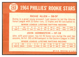1964 Topps Baseball #243 Richie Allen Phillies VG 527214