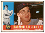 1960 Topps Baseball #210 Harmon Killebrew Senators EX-MT 527221