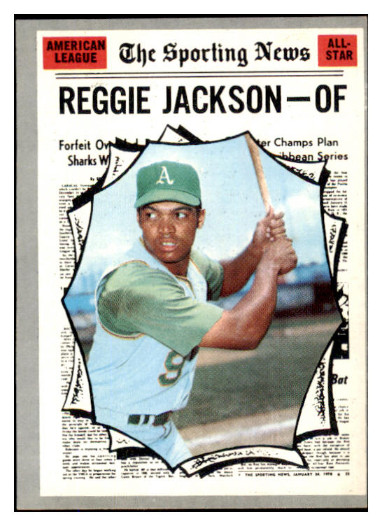 1970 Topps Baseball #459 Reggie Jackson A.S. A's EX-MT 527224