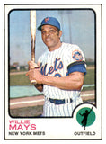 1973 Topps Baseball #305 Willie Mays Mets EX-MT 527225