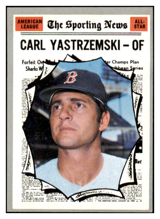 1970 Topps Baseball #461 Carl Yastrzemski A.S. Red Sox EX-MT 527226